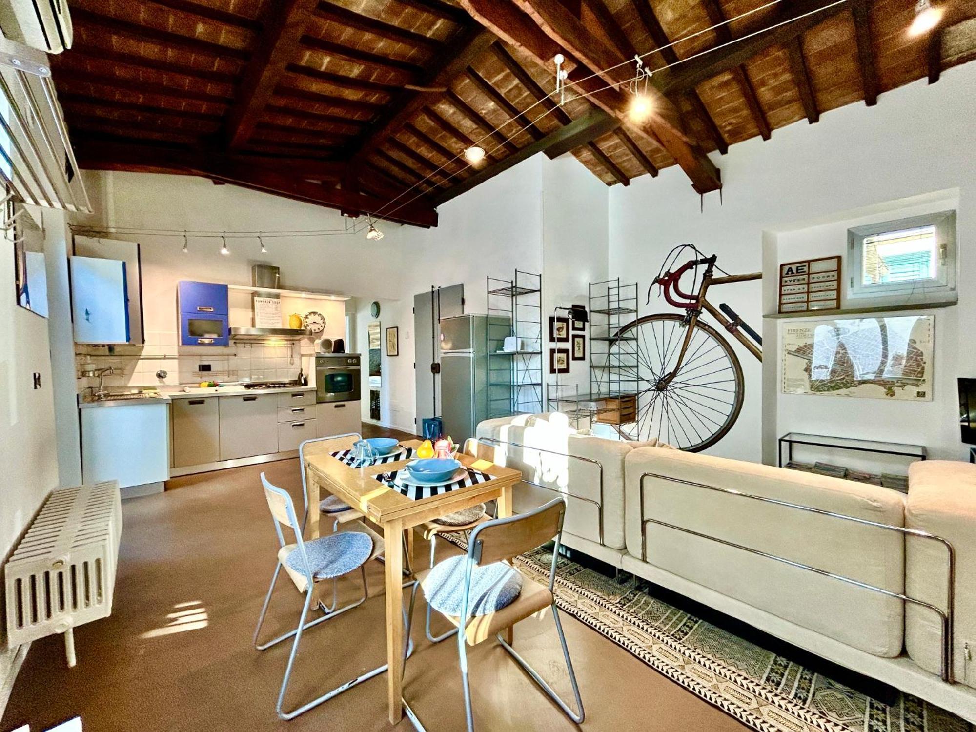 Апартаменты Bright House With Terrace In Santa Croce Флоренция Экстерьер фото